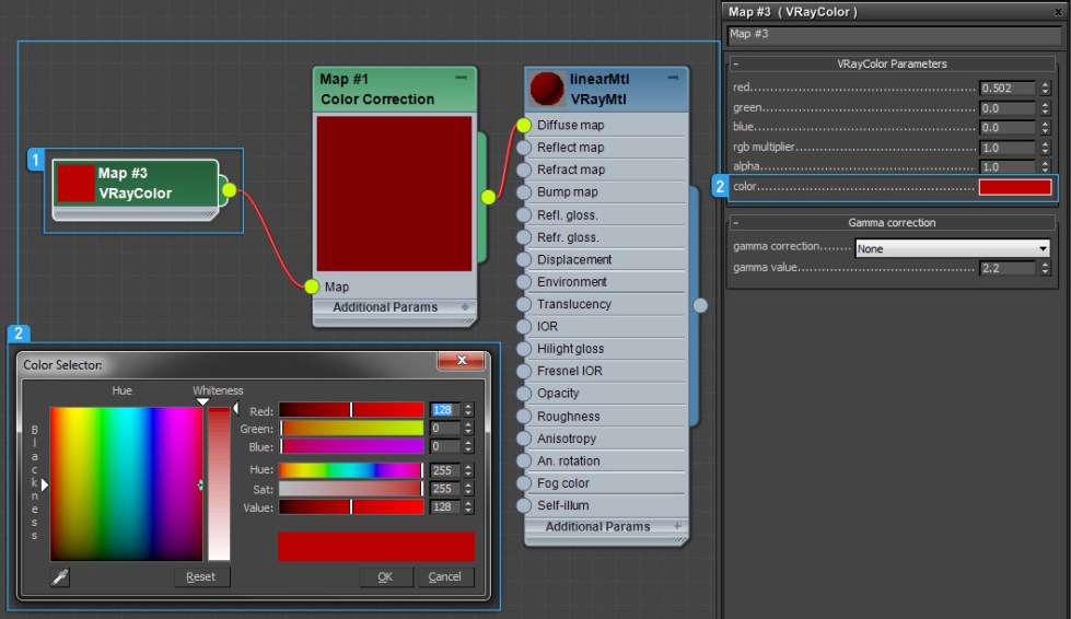 Precise color in Vray