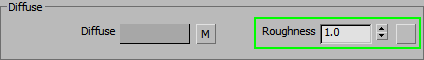 Diffuse Roughness Vray Materials