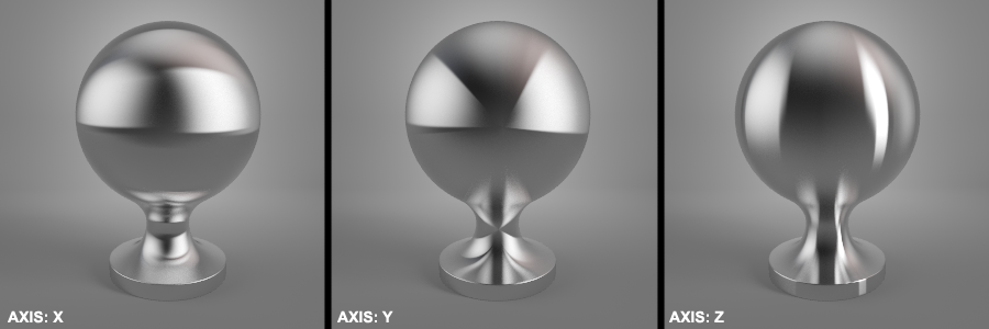 Anisotropy Axis Vray
