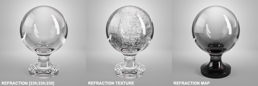 Refractions Vray Materials