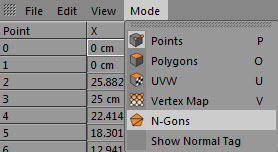 How to Find N-Gons in CINEMA 4D