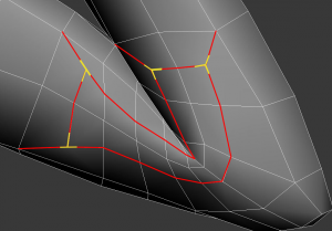 example of T-vertices in insert method