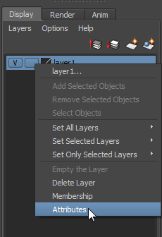 how to create new Layers in Maya