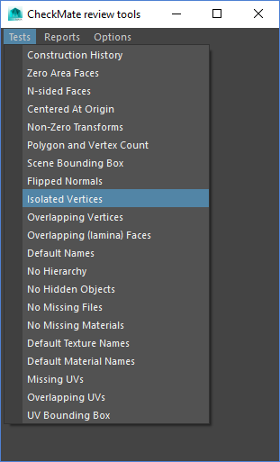 Isolated Vertices in Maya