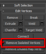 Isolated Vertices in 3ds Max