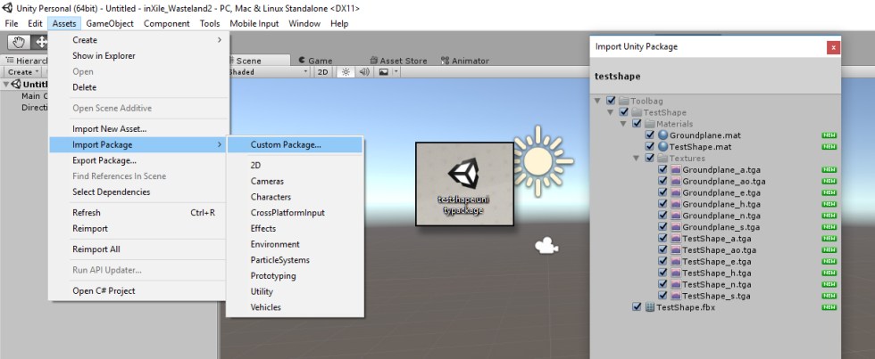 Marmoset Toolbag 3 to Unity Import
