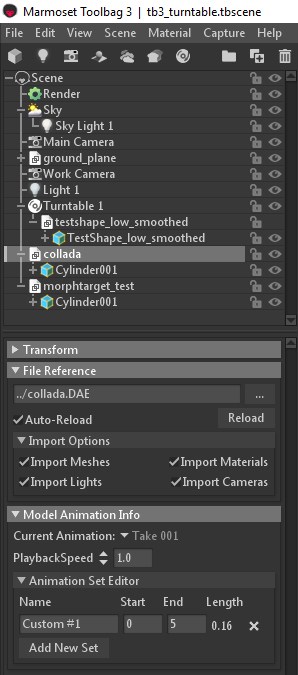 Embedded Animations in Toolbag 3 | 3D Modeling Resources