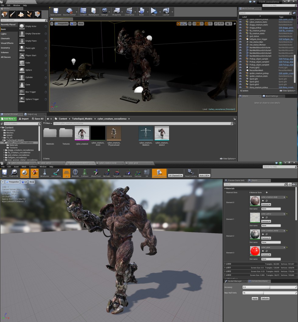 Creating 3d model preview in Unreal