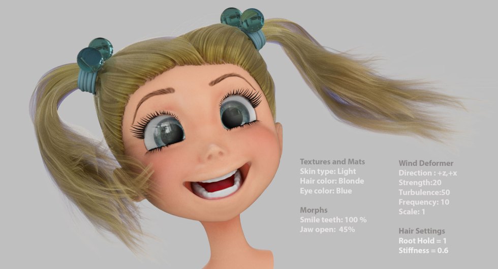 Example of informational overlay on product image