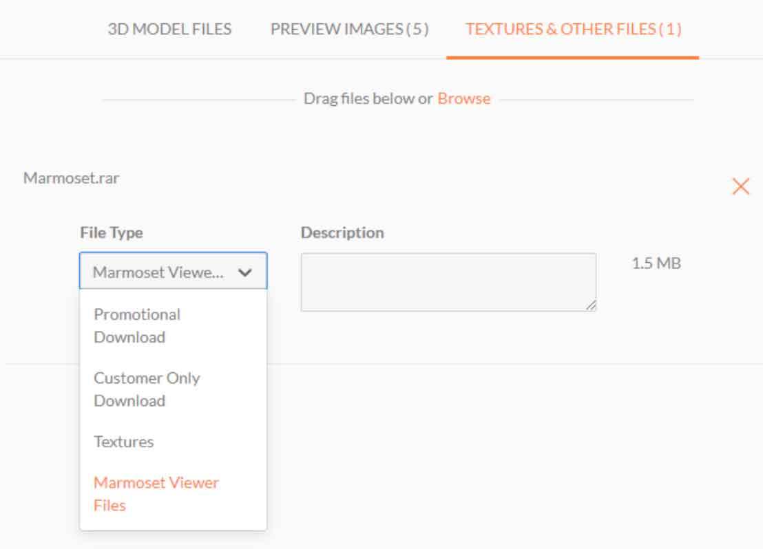 M View Preview Command Generating Marmoset .mview Files | 3D Modeling Resources
